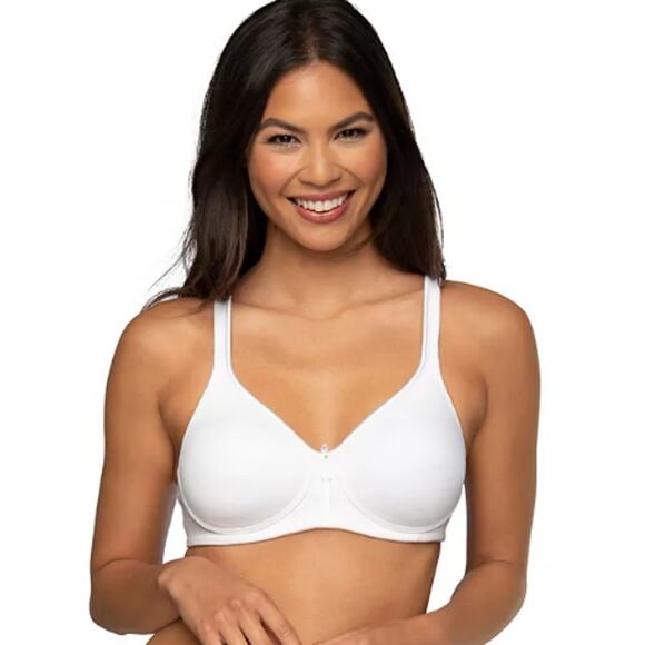 36DD Vanity Fair Bra Wireless Body Caress Full Coverage Wirefree Convertible NEW - Picture 1 of 9